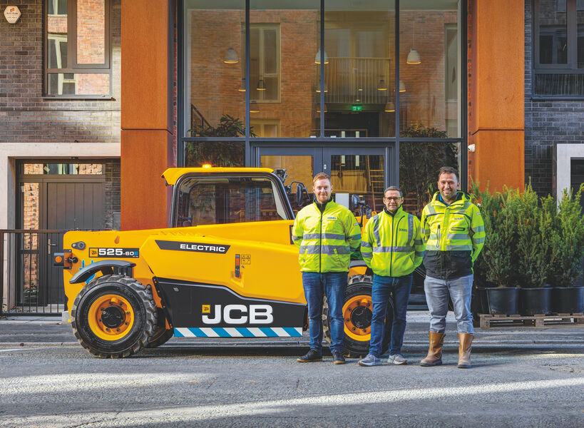 JCB純電動伸縮臂叉裝車525-60E批量銷售！